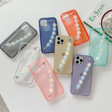 Women's Transparent iPhone Case with Chic Chain Holder | Stylish Protection & Convenience