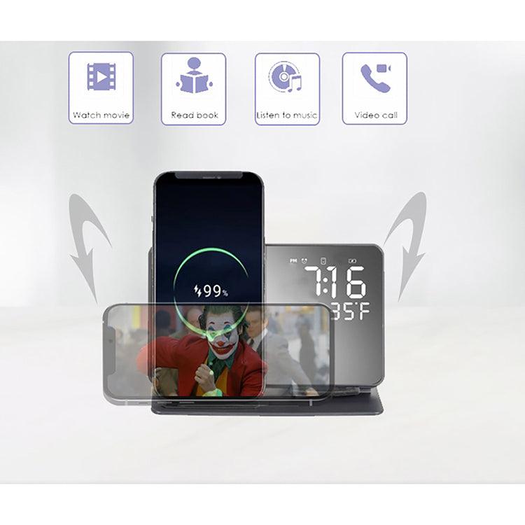 4 in 1 Wireless Fast Charger for Samsung Galaxy S23 Series With Alarm Clock - Luxystudio