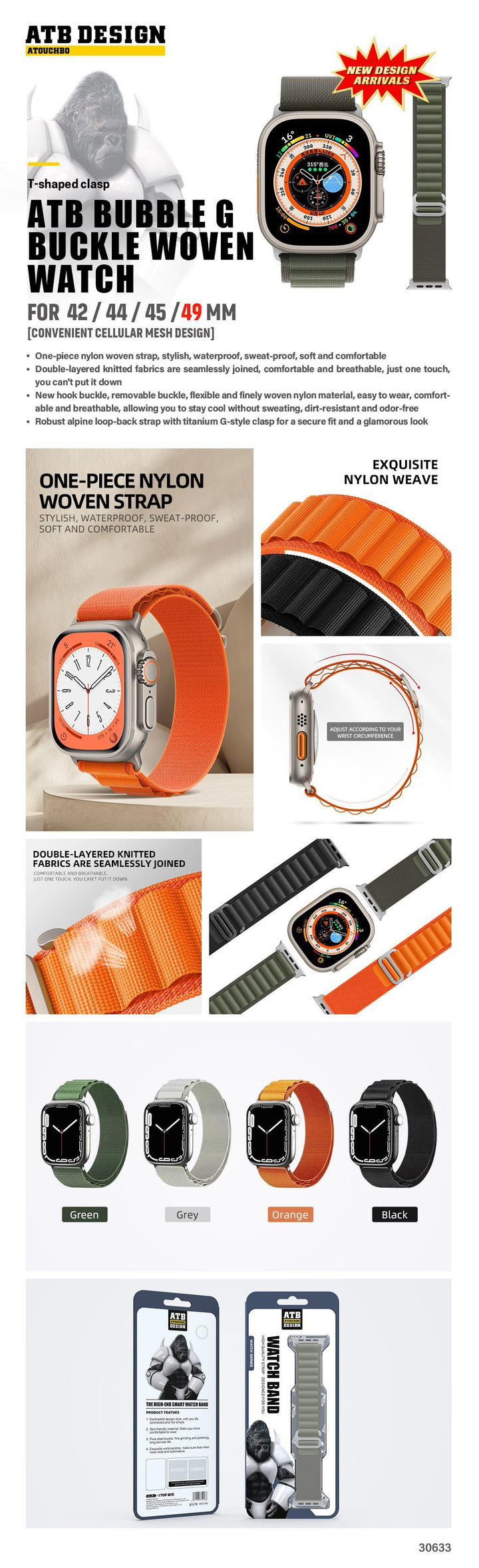 Alpine Loop (New) For iWatch 49/45/46/44/42