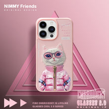 Nimmy Glasses Cool 2.0 series  White Rich And Beauty  for  IPhone 15 series