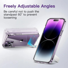 Slim Clear Kickstand Case for iPhone 15 series | Shockproof & Wireless Ready