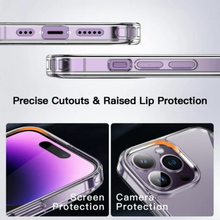 Slim Clear Kickstand Case for iPhone 15 series | Shockproof & Wireless Ready