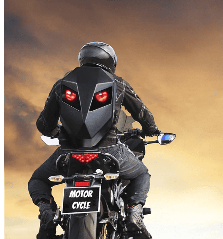 Illuminate Your Ride with the Luxy Studio LED Backpack Motorcycle Bag - Luxystudio