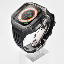 Luxury Modification Glacier Case With Transparent Straps For iWatch (44/45MM-49MM) - Luxystudio