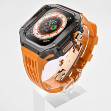 Luxury Modification Glacier Case With Transparent Straps For iWatch (44/45MM-49MM) - Luxystudio