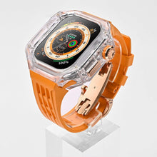 Luxury Modification Glacier Case With Transparent Straps For iWatch (44/45MM-49MM) - Luxystudio