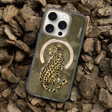 iPhone 15 Series  MagSafe Leopard Case | Nimmy Embroidery Dream Animal