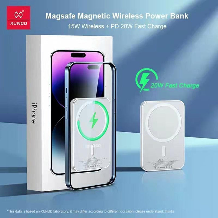 MagSafe Wireless Powerbank 10,000mAh - High-Capacity, Fast Charging |LUXYSTUDIO